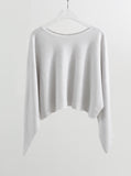[Premium] Whole garment cashmere raglan knitwear