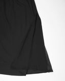 SIDE CUT MIDI SKIRT