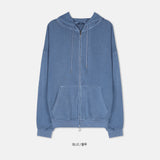 Unisex Pigment 2-Way Hood Zip-Up