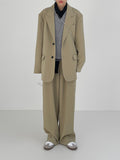 [unisex] Polka Raffel Overfit Single Blazer