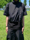 Curved high neck detachable windbreaker