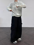 Crossover punching knit