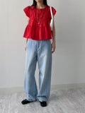 Aco Frill Nylon Blouse