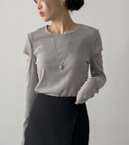 Cutting Rib T-shirt