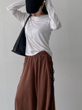 [2way!] Eyelet Wide Training Pants