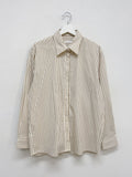 Warm Multi Stripe Loose Fit Shirt