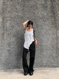 FRILL SLEEVELESS MINI ONEPIECE