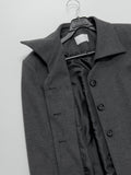 Floor Wool Hidden Loose Fit Jacket