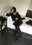 COLLARLESS CURVE JACKET