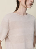 [Premium] Whole Garment Lino Linen Short Sleeve Knit