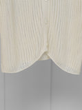 [Premium] Whole Garment Crochet Punching Cardigan