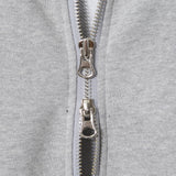 Direct high neck sweat zip-up