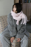 Bichon overfit fur jacket