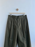 Cotton Two Pleats Bijo Pants