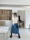 DOUBLE STRAP COTTON SKIRT