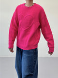 Heart twisted knitwear