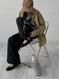[2way!] Color matching track wide pants