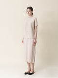 [Premium] Whole Garment Linen Ray V Knit