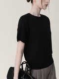 [Premium] Whole Garment Esti Short Sleeve Knit