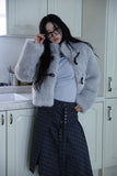 Cami square horn-rimmed glasses