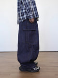 Big Taper Balloon Denim Pants