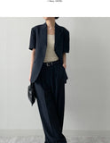 [Setup Available] Lumiere One-Tuck Wide Slacks