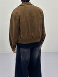 IL Cut Suede Quilted Jacket