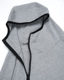 DIAGONAL ZIPPER HOODIE