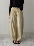 138 Dyeing Balloon Wide Denim Pants