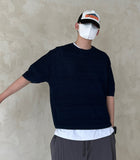 Linen Mix Half Knit