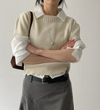 Delu Round Half Knit