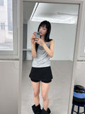 FRILL BUSTIER SLEEVELESS