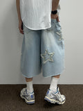 Vintage Star Patch Bermuda Denim