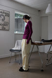 buttons split pants