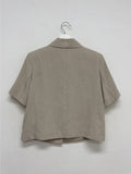 [summer/Wrinkle Free] Brulee Two Burton Short Jacket