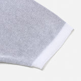 Argyle Pattern Needle Short Sleeve Cardigan