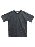 Stripe half T-shirts