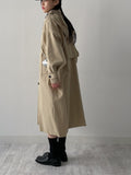 Captain Hood Neck Trench Coat