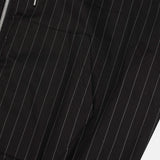 Miller cotton stripe zip-up
