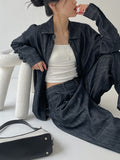 [Setup Available/Unisex] Colin Two Tuck Wide Denim Pants