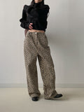 Leopard Bijo Wide Pants