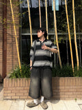 Crust Stripe Collar Knit