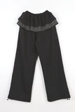 Check Frill Skirt Pants