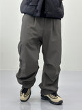 Essential brushed nylon parachute pants
