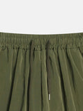 Metallic Light Cargo Bermuda Pants