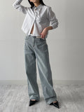 Rats Stripe Crop Shirt