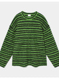 Like hairy stripe knit