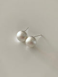 [Silver 925] Matt Hera ball earrings