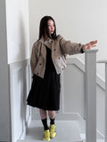 DOUBLE BUTTON TRENCH JACKET