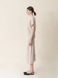[Premium] Whole Garment Linen Ray V Knit